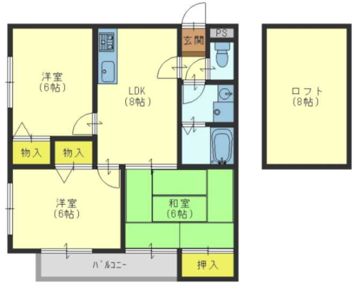 ファミリーマンション陽気館4A